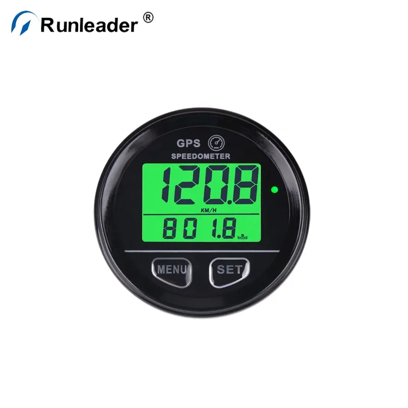 Runleader GPS Snelheidsmeter Digitale Snelheid Meter Teller Waterdicht Met Hoge Snelheid Recall Voor Motorfiets Automobiel Voertuig