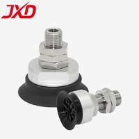 JXD pour ZPT40 Ventouse de levier à soufflet large robuste A14/A16 40mm avec tampon NBR/Silicone pour la manipulation de tôles courbées