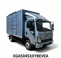 Camion de logistique électrique certifié qualité XGA5045XXYBEVEA, fourgonnette de transport électrique à haute capacité de montée
