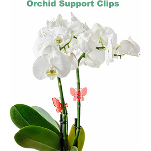 Clips colorés pour orchidées, pinces libellules et papillons, supports fixes pour plantes grimpantes de jardin, clips décoratifs en plastique pour bonsaï - Product Image 4