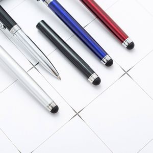 LED Light <b>Pen</b> <b>4</b>-in-1 Metal Ballpoint with 1.0mm Writing Width and Custom Logo Print for Promotional Gifts - Product Image 2
