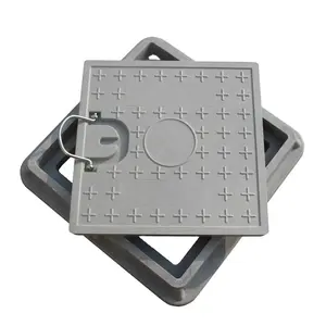 100% raw material 60x60 ductile iron composite rectangular manhole cover and drain grating