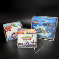Boîte de Renfort (BB) de Haute Qualité en Acrylique Transparent Moderne pour Poke Mon ETB avec Protection UV et Couvercles Magnétiques pour Pokemon