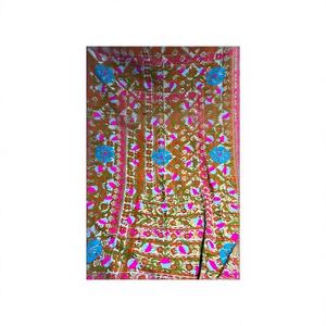 Vintage Kantha Suzani Embroidered Cotton Square <b>Shawl</b> Handcrafted Lightweight Traditional Floral <b>Wrap</b> Daily Use - Product Image 4