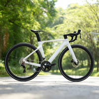 Vélo de route en carbone R10pro Sport à freins à disque, 22 vitesses, 700c, avec roues plates en carbone 50h – Prix abordable
