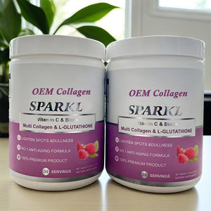 Kustom kualitas tinggi cahaya pemutih kulit kolagen bubuk Vitamin C dan Multivitamin suplemen untuk rambut kuku Gluta cahaya - Product Image 1