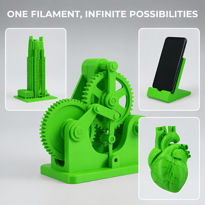 Filamento PLA+ Verde Limón Personalizado de 1.75mm, OEM ODM, Consumibles para Impresora 3D, 1kg, Servicio de Etiqueta Privada, Moldeo - Product Image 2