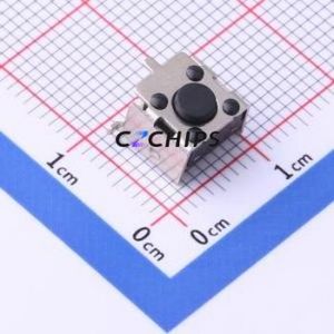 TS-1005A-AR04526 Tactile Switch SMD Switch Single Pole Single Throw Round Button 2.6N Horizontal Mount - Product Image 1
