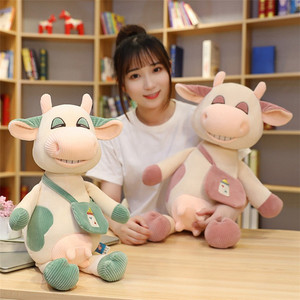 Peluche Personalizzato a Forma di <span class=keywords><strong>Mucca</strong></span> in Morbido Cotone con Piccola Borsa - Product Image 5