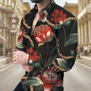 <span class=keywords><strong>Chemise</strong></span> de créateur de luxe pour <span class=keywords><strong>homme</strong></span>, manches respirantes et brillantes, coupe ajustée pour les mariages, les soirées et les bals, chemises QS1214C143 - Product Image 4