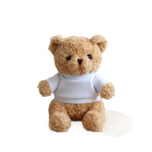 Kişiselleştirilmiş Sevimli Küçük Ayı Bebekleri Oyuncak Ayı Peluş Oyuncaklar Özel Logolu Tişörtler Peluş Bebek Hediyeleri - Product Image 1