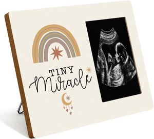 Cadre photo arc-en-ciel pour maman, souvenir d'échographie de nouveau-né, cadres photo pour la naissance - Product Image 1