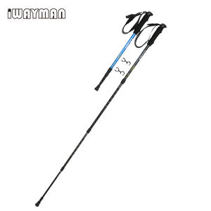 <span class=keywords><strong>Bastones</strong></span> nórdicos para caminar, ultraligeros para senderismo, antigolpes, telescópicos, plegables, 2 paquetes - Product Image 2