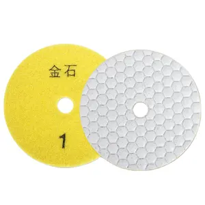 7steps Buff Pad Dry Diamond Polishing Pads 125mm Flexible Sanding Discs Tile Angle Grinder Marble Granite Stone