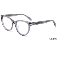Montures de lunettes en acétate œil de chat de luxe pour dames Montures de lunettes en acétate transparent à la mode Montures optiques de haute qualité