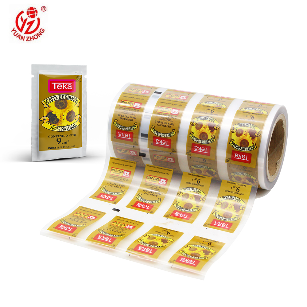 Food Packaging Printing Factory Customized Packaging and Logo Printing Plastic Bopp Thermal Lamination Food Packaging Roll Film