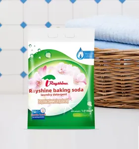 Rayshien Wholesale Rich Foam Eco-friendly Laundry Soap Washing Powder Detergent For Clothing Wash 1KG/bag