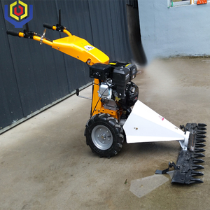 Tondeuse à gazon autotractée sans fil à essence industrielle 6,5 CV, monocylindre 4 temps, largeur de coupe 1200 mm, fonction mulchage - Product Image 2