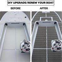 Tapis de pont en EVA confortable et antidérapant pour bateau, résistant aux UV et à l'usure, avec services de découpe et de moulage pour surfaces de pont marin
