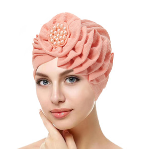 Women Hair Decoration Solid Color Wrinkled Long Strip One-sided Applique Headscarf Fashion Street <strong>Shooting</strong> <strong>Cap</strong> - Product Image 5