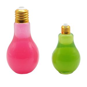 Botellas de Bebidas con Forma de Bombilla, 200 ml, para Uso en Bares, Artículos para Fiestas, con Luz LED, Botella de Plástico para Jugo - Product Image 2