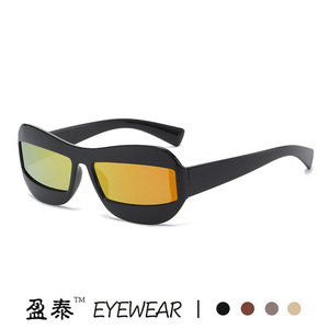 แว่นกันแดดทรงแคทอายล้ำสมัยยี่ห้อ Yingtai ป้องกันรังสียูวี 400 สำหรับผู้หญิง - Product Image 1