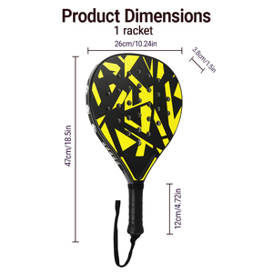 <span class=keywords><strong>Racchetta</strong></span> da Padel all'Ingrosso con Nucleo Morbido in EVA, Leggera, Opzione Economica per Principianti e Scuole - Product Image 2