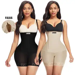Hexin Fajas Reductoras Plus尺寸BBL塑身衣紧身衣拉链第2阶段哥伦比亚产后Fajas塑身衣女性塑身衣