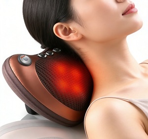 Vibrating Microbead Massage Pillows for Travel & Rest