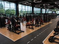 Équipement de musculation commercial MRD 600 m², ensemble complet de machines à charges libres pour l'entraînement de force, réglables, en acier de haute qualité pour la musculation