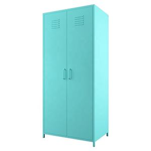 <span class=keywords><strong>Precio</strong></span> de fábrica Gabinete de almacenamiento para el hogar Sala de estar Dormitorio Armario con pies de pie Casa familiar de acero Armario de una sola puerta - Product Image 3