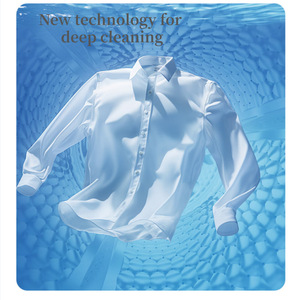 Nouvelle machine à laver électrique à tambour à inversion intégrée, écran couleur intelligent, 7 kg, entièrement automatique, économe en énergie, pour la maison et l'hôtel - Product Image 5