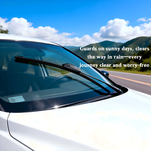 <span class=keywords><strong>Prix</strong></span> d'usine – Balais d'essuie-glace avant universels en U, souples et sans armature, pour nettoyage de vitres de voiture - Product Image 4