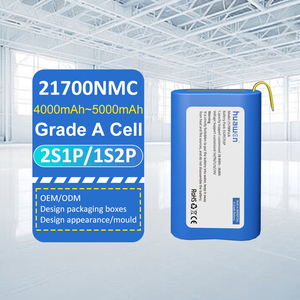 Индивидуальная литий-ионная аккумуляторная батарея 2S 7,4 V 21700 3,7 V 4000mah/4200mAh/4500mAh/4800mAh/5000mAh A-класс 3,7 V аккумуляторная батарея - Product Image 1