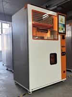 Distributeur automatique de jus d'orange avec écran tactile 22 pouces, fonctions de paiement multiples (pièces/QR/tokens), gestion cloud, auto-service