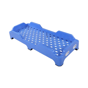 <span class=keywords><strong>Lettino</strong></span> Moderno Colorato in Plastica per Cameretta e Soggiorno, Comodo Letto per Pisolino Scolastico per Asilo - Product Image 1