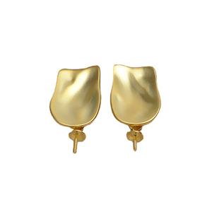 Boucles d'oreilles pendantes baroques en argent S925 pour femmes, perles déformées 9-17, bijoux, accessoires de bricolage 4421 - Product Image 5