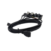 Cable de extensión USB 3,0, placa de circuito de salida de Audio PCB personalizada para ordenador, doble montaje en Panel frontal del chasis