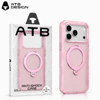 Coque magnétique antichoc robuste de couleur unie pour iPhone 18 Pro Max avec protection à 360° °   Support magnétique pour coque d'iPhone 17 Pro Max