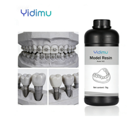 Résine Synthétique Photosensible Yidimu Haute Pureté 99% pour Impression 3D Dentaire, Durcissable aux UV 405nm, 1kg, Modèles de Prothèses Dentaires Guangdong