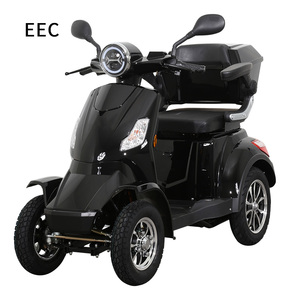 Scooter Eléctrico de 4 Ruedas, 3 Modos de Velocidad Seleccionables, Motor sin Escobillas de 1000W, Carga Máxima de 150 kg, Velocidad Máxima de 25 <span class=keywords><strong>km</strong></span>/h, Alcance de 50 <span class=keywords><strong>km</strong></span> - Product Image 1