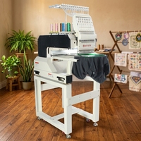 Machine à broder industrielle informatisée automatique MYSEW certifiée CE ISO, nouvelle, 1 tête, 15 aiguilles, moteur 1200 tr/min