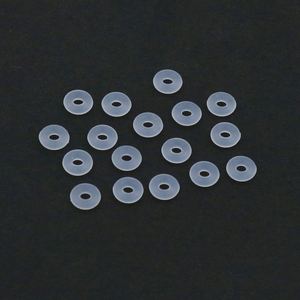 Multi-size Clear Silicone <b>Spacer</b> Ring Anti-wear Bead Separator for Bracelet & Wenwan Beads Jewelry Findings - Product Image 4