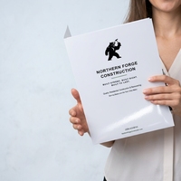 Dossiers A4 personnalisés en carton brillant ou mat, pour présentation de documents de bureau, emballage personnalisé imprimé avec double poche