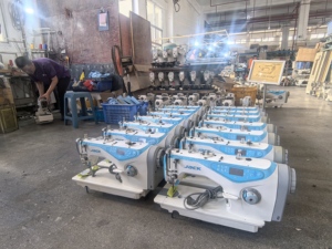 Used Jack A4 Automatic Single Needle Direct Drive Lockstitch <b>Sewing</b> Machine - Product Image 6