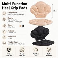 Protège-talon 180 en mousse à mémoire de forme multifonction, écologique et antidérapant, demi-semelle intérieure pour mocassins, baskets et escarpins plats