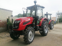 Tractor Agrícola 4x4 Económico de 15Hp, Mini Tractor con Piezas de Maquinaria Agrícola