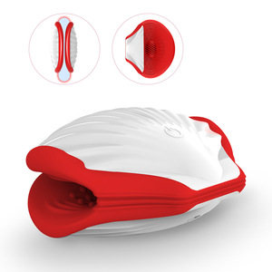 Male Shell Trainer Glans Masturbator Airplane Cup Exerciser <b>Vibrating</b> Soft Pocket Size Adult Toys IPX5 Waterproof Real Sex Feel - Product Image 5