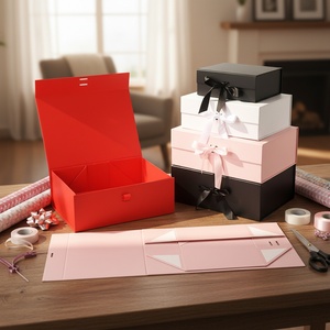 Premium Folding Gift Packing Box for Present Custom Logo Collapsible Gift Box with Magnetic Closure Mothers Day Gift Box - Product Image 1