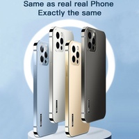 Nouvelle coque de téléphone portable en acier inoxydable pour iPhone 13 12 11 Pro Max